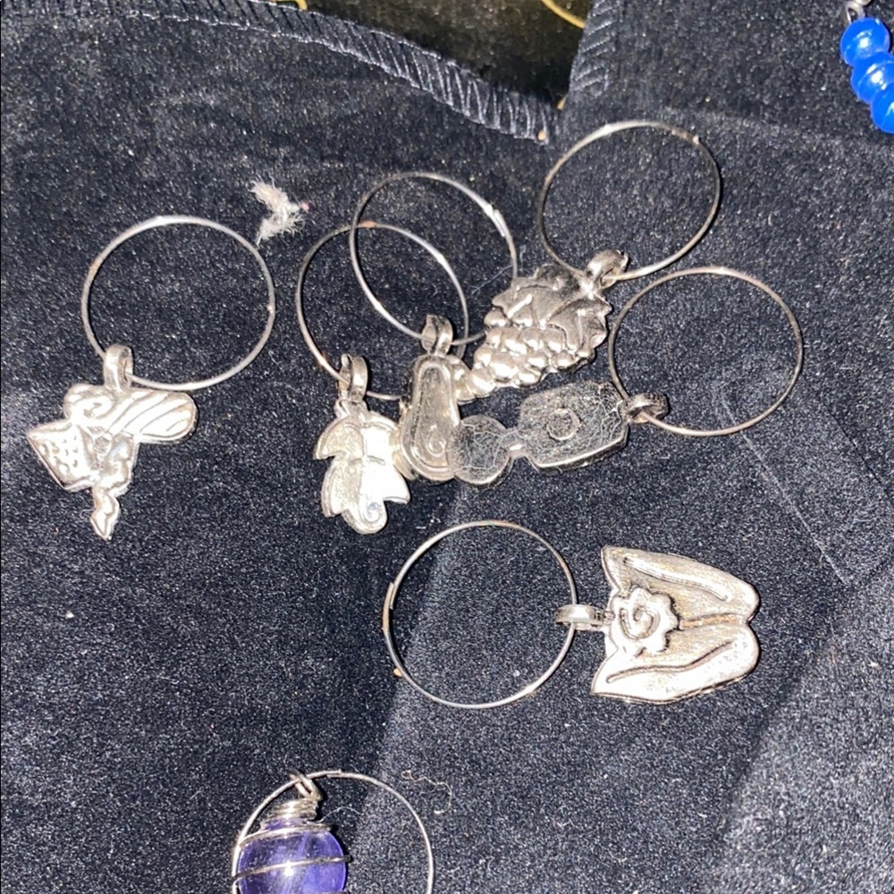 Wine Glass Charms Several Set (6 sets) - Picture 7 of 8